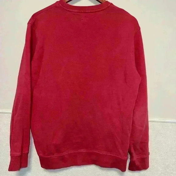 Levi's Color Block Red & White Crewneck Sweatshirt Size M - Picture 8 of 11
